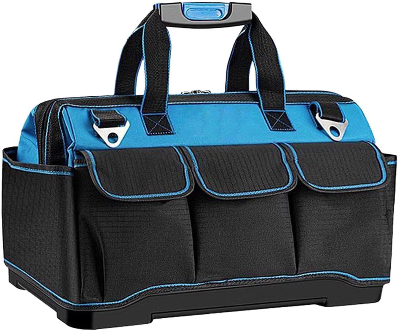  Sac À Outils Robuste,Oxford Résistant Imperméable Multi-poches - Sac À Outils Mécanicien Portable - Pour Extérieur Travaux Réparation Auto Maison Atelier Électricien