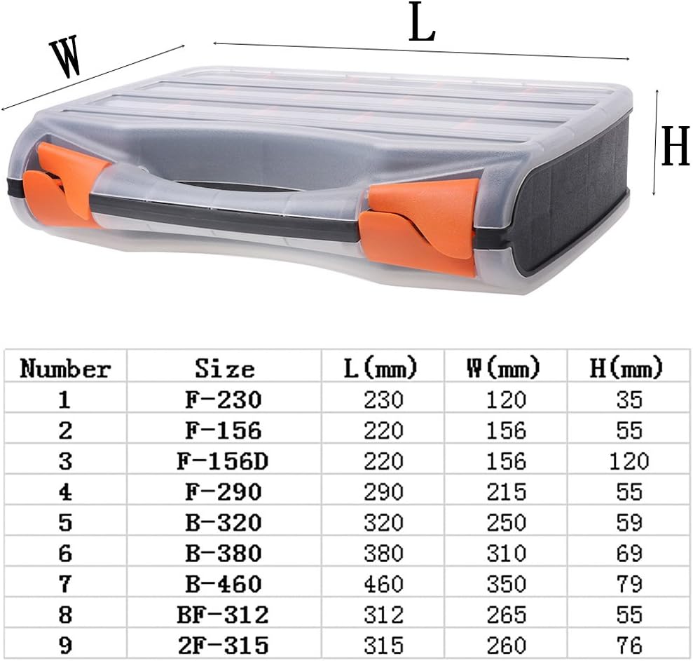  Boîte De Rangement Transparente Multifonctionnelle Pour Outils De Rangement