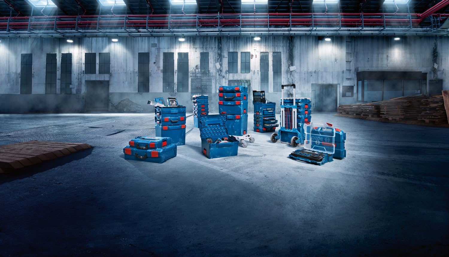  Bosch Professional Coffret De Transport L-BOXX (poids Supportable Jusqu’à 100 Kg, Capacité De Charge Jusqu’à 25 Kg Et Résistance à La Traction De 50 Kg, Matériau : Plastique ABS, Plastique PA6)