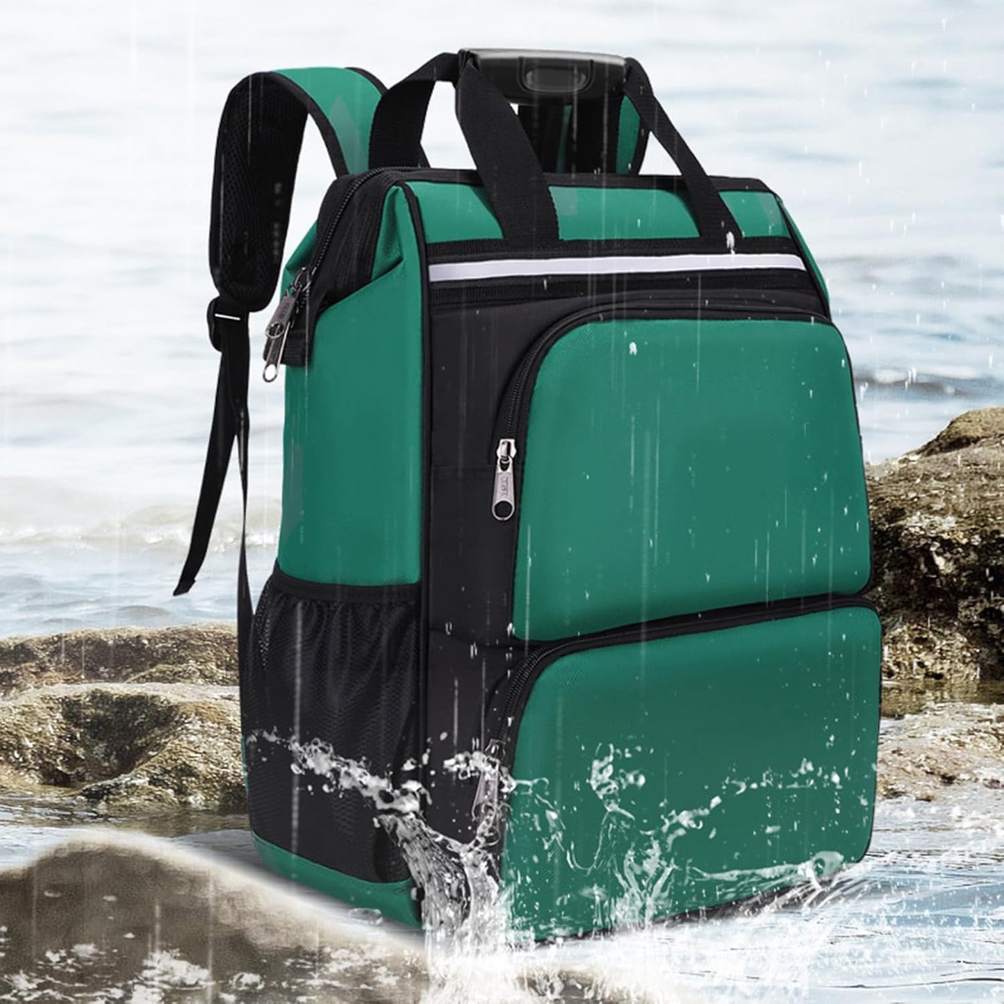  Sac à Dos à Outils Professionnel Imperméable En Tissu Oxford Pour Réparation D'appareils Ménagers Facile à Transporter Rangement Industriel