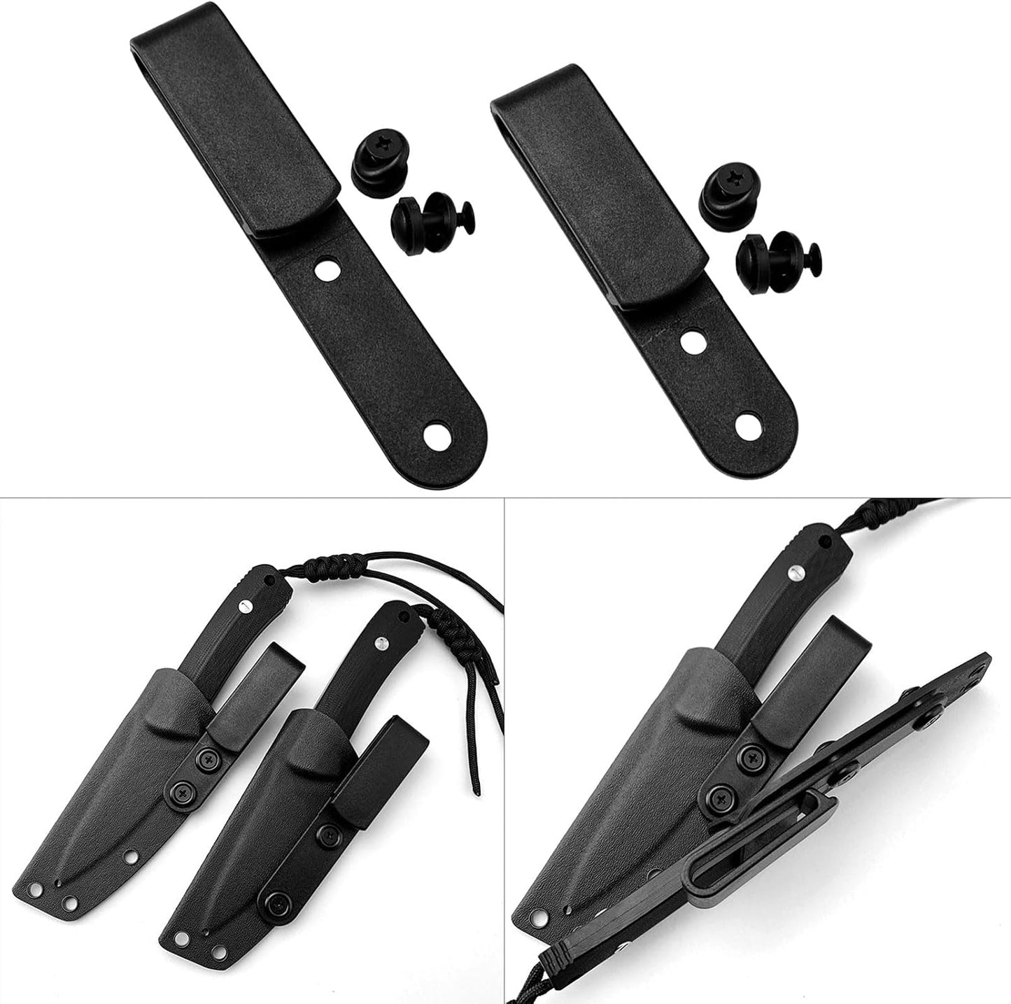  Kydex Fourreau De Transport Avec Vis Pour Outil Clip Arrière Pour Fourreau