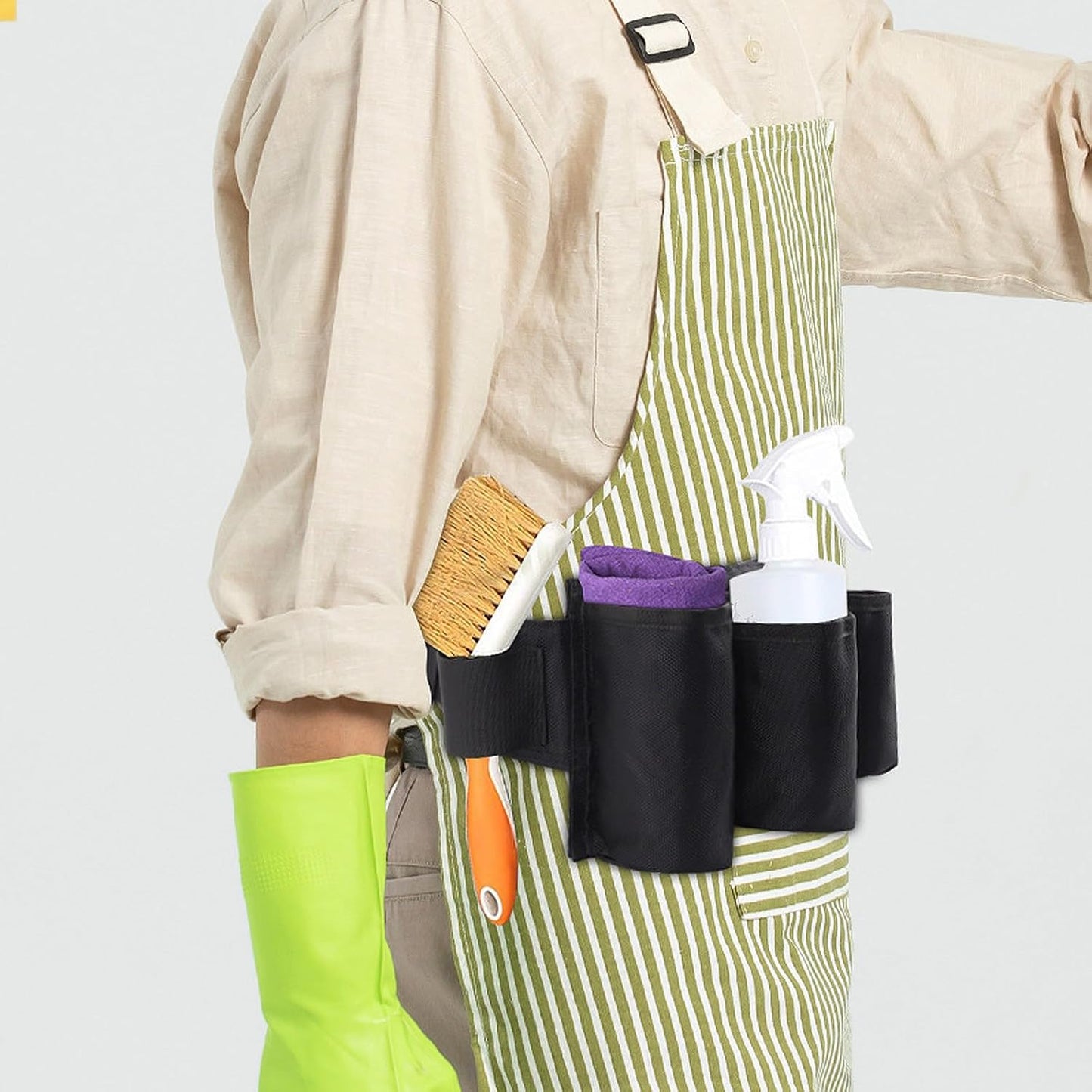  Ceinture D'outils De Jardinage Pour Homme Et Femme, Petit Sac à Outils, Unisexe, Tablier Utilitaire Avec Poches, Taille Réglable, Organisateur D'outils Portable