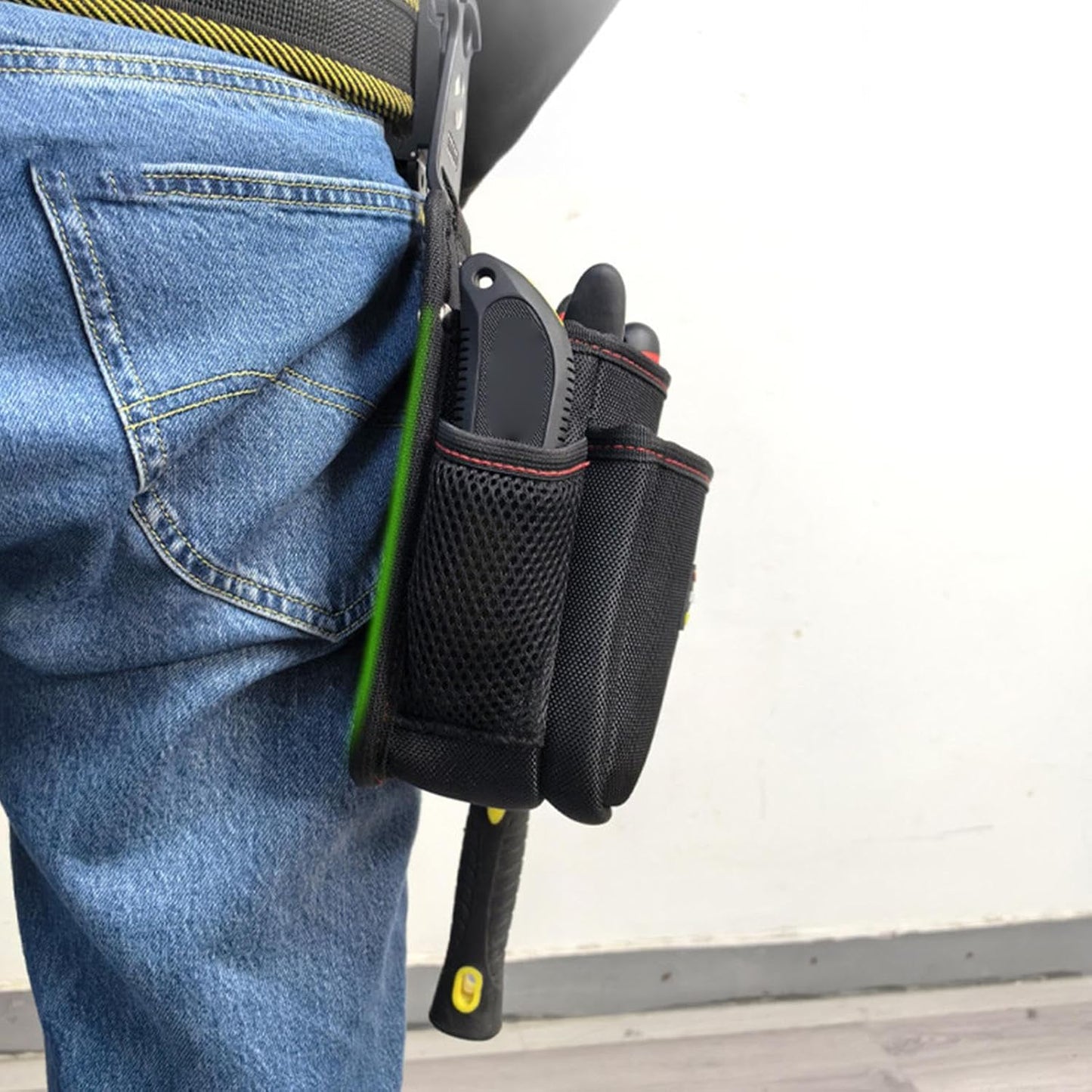  Sac à Outils électriques, Sac De Taille De Maintenance, Design De Rangement D'outils, Sac à Dos De Forage Imperméable, Organisateur Utilitaire Pour L'encadrement, La Peinture, Le Soudage, La