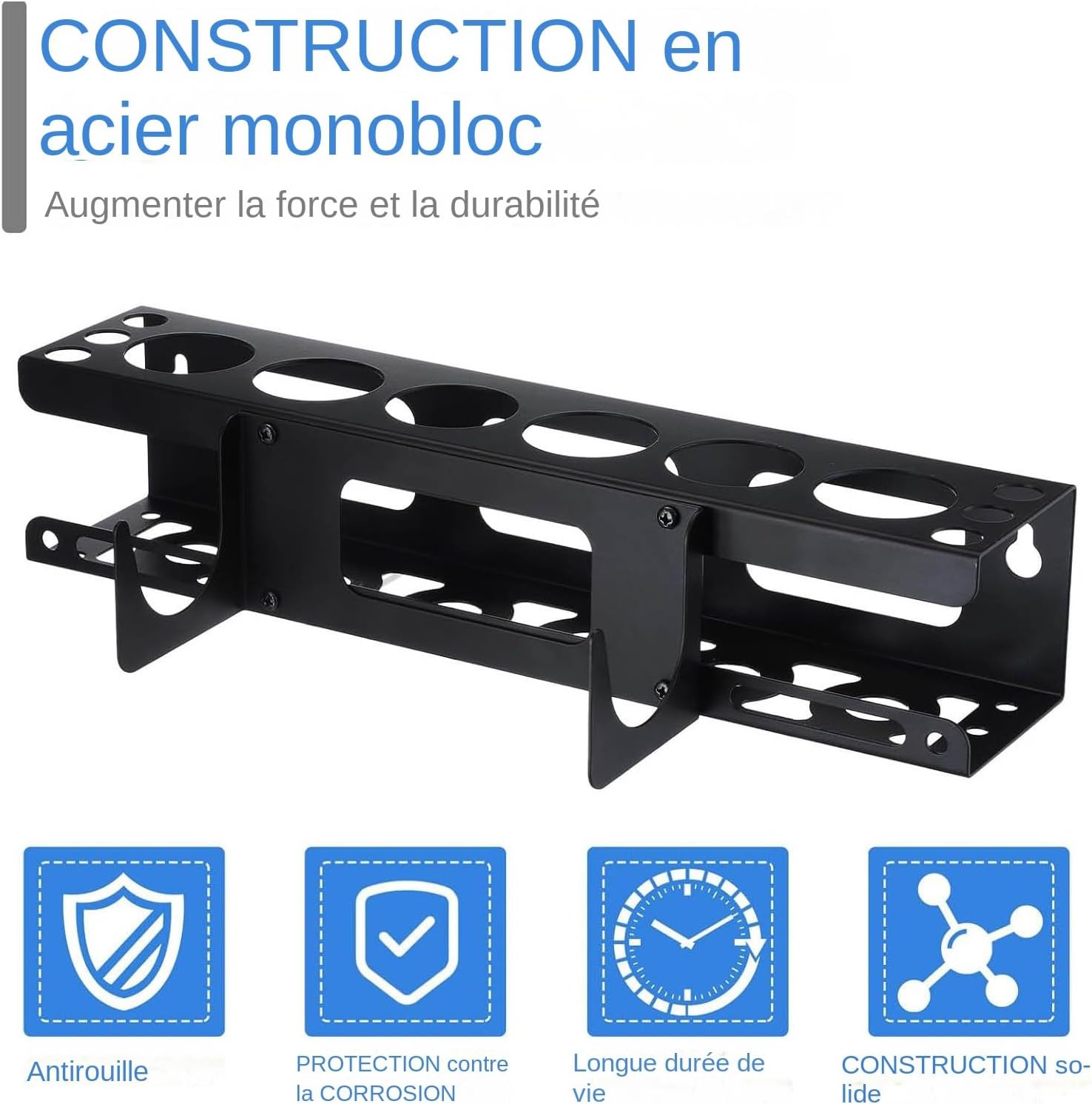  Rangement Pour Embouts De Colle - Support Organisateur Murale Pour Applicateurs De Colle | Rangement Pour Outils De Professionnels En Rénovation Et Maintenance