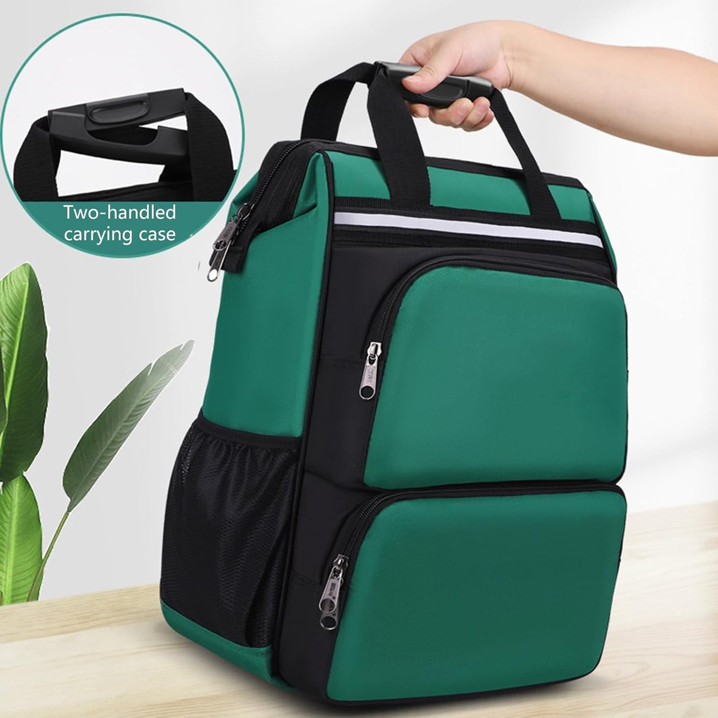  Sac à Dos à Outils Professionnel Imperméable En Tissu Oxford Pour Réparation D'appareils Ménagers Facile à Transporter Rangement Industriel