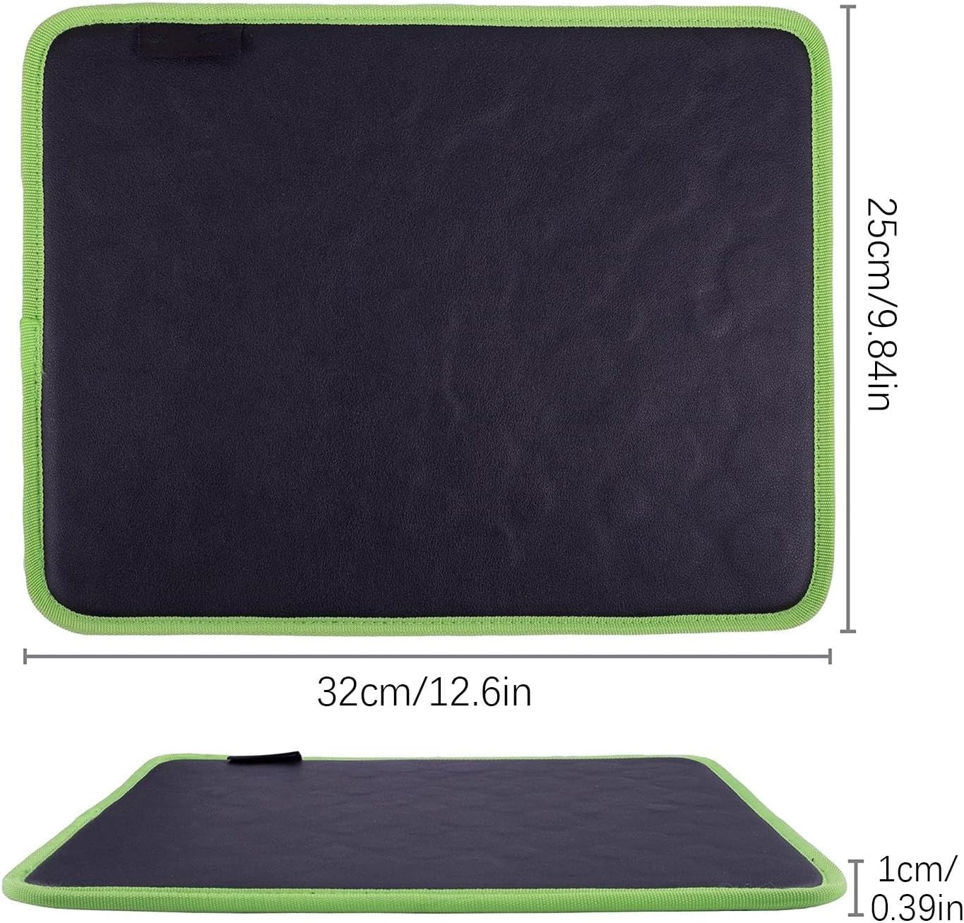  Tapis Magnétique, Tapis De Vis Magnétique, Tapis De Travail Magnétique Flexible, Tapis De Rangement De Boulons En Cuir PVC Pour Réduire La Recherche D'outils, PBV/cuir Noir,