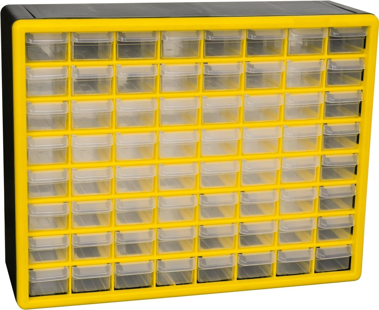  Akro-Mils 10164 64-Drawer Plastic Drawer Storage Cabinet For Garage Organization, Teacher Toolbox, Makeup Organizer, And More, 50,8 Cm W X 16 Cm D X 40,6 Cm H, Red