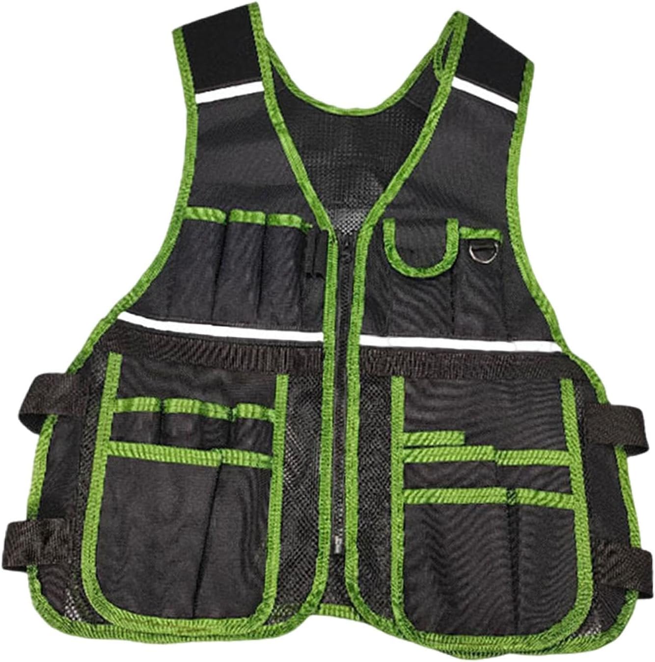  Gilet De Travail Multipoches, Gilet Réfléchissant, Gilet Porte-outils, Gilet D'électricien Oxford Avec Poches à Outils, Adapté Aux électri