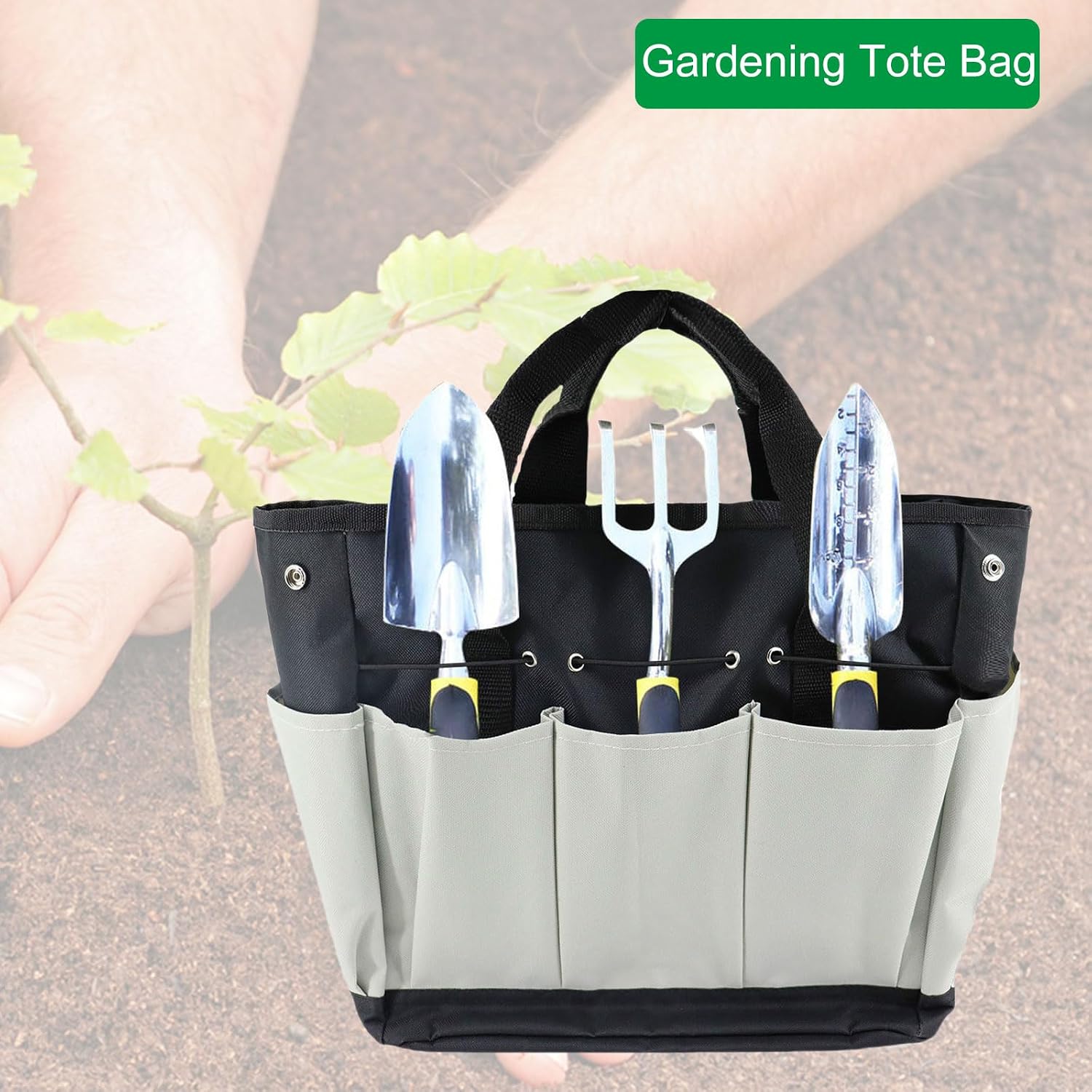  Sac De Rangement Pour Outils De Jardin En Tissu Oxford Avec Plusieurs Poches Pour Une Organisation Facile Des Outils De Jardinage Sac De Rangement De Jardin Grande Capacité