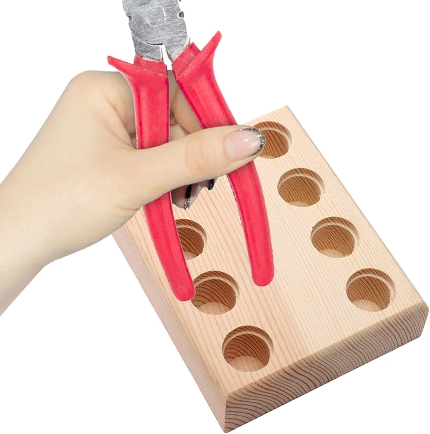  Range-Pinces | Support De Rangement À Fentes Multiples Pour Pinces,Organiseur Pour Outils De Perlage | Pour Garage, Établi, Armoire, Service Mécanicien, Travaux Construction