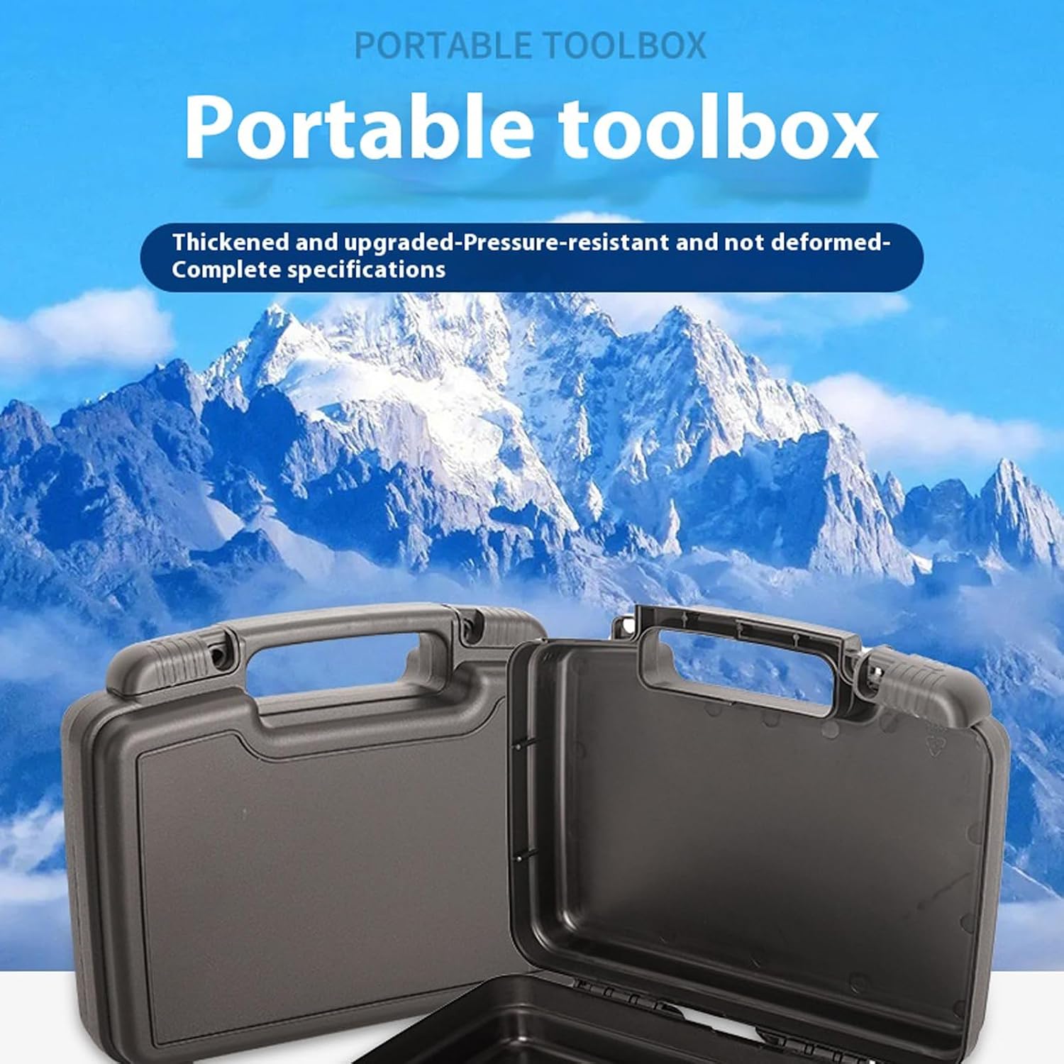  Boîte à Outils Robuste Et étanche Avec Espace Spacieux Pour Garage, Utilisation En Extérieur Pour Expédition, Cartes à Jouer Organiseurs Professionnels En Polypropylène