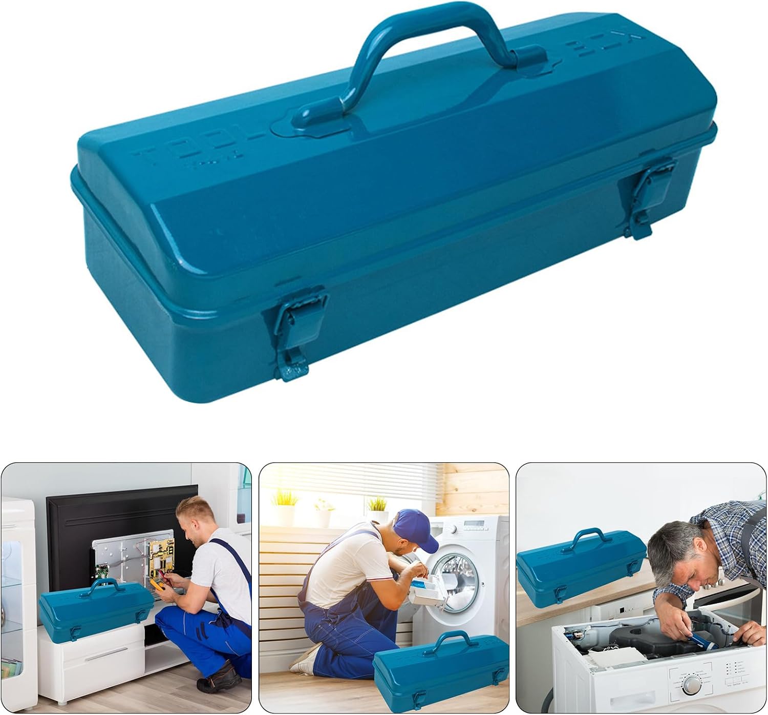  Boîte à Outils De Matériel, Boîte à Outils Multifonctionnelle Pour Réparation D'électricien épais, Organisateur D'outils Pour La Maison