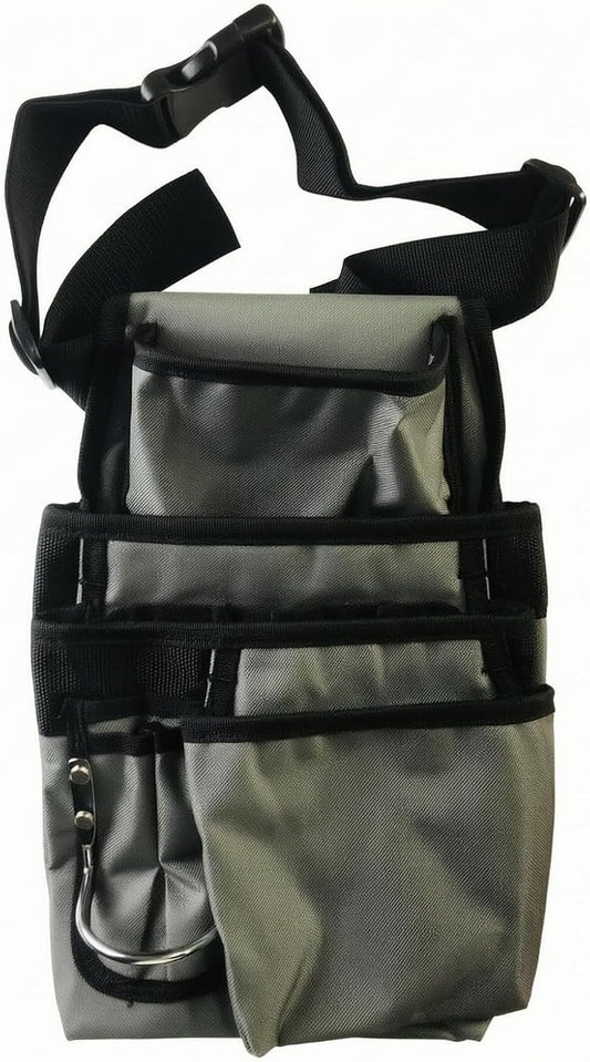  Porte-Outils Industriel Sac à Outils Organisateur Bandoulière Solide Tissu Renforcé Multiples Poches Adapté Pour Atelier Interventions Terrain