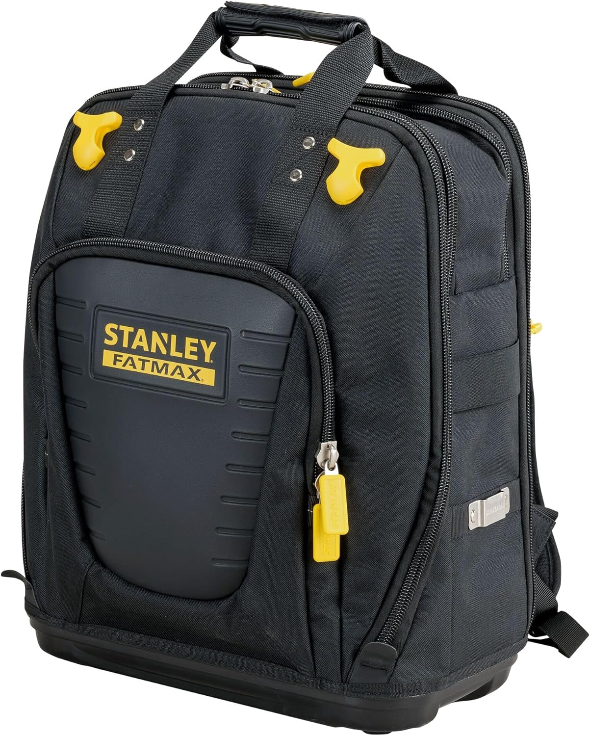  Stanley Fmst1-80144 Sac À Outils Gamme Fatmax - Base Rigide -600 Deniers - Nombreuses Poches - Sangles D'Épaules Détachables - 4 Compartiments Multicolore