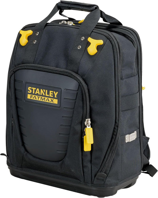  Stanley Fmst1-80144 Sac À Outils Gamme Fatmax - Base Rigide -600 Deniers - Nombreuses Poches - Sangles D'Épaules Détachables - 4 Compartiments Multicolore