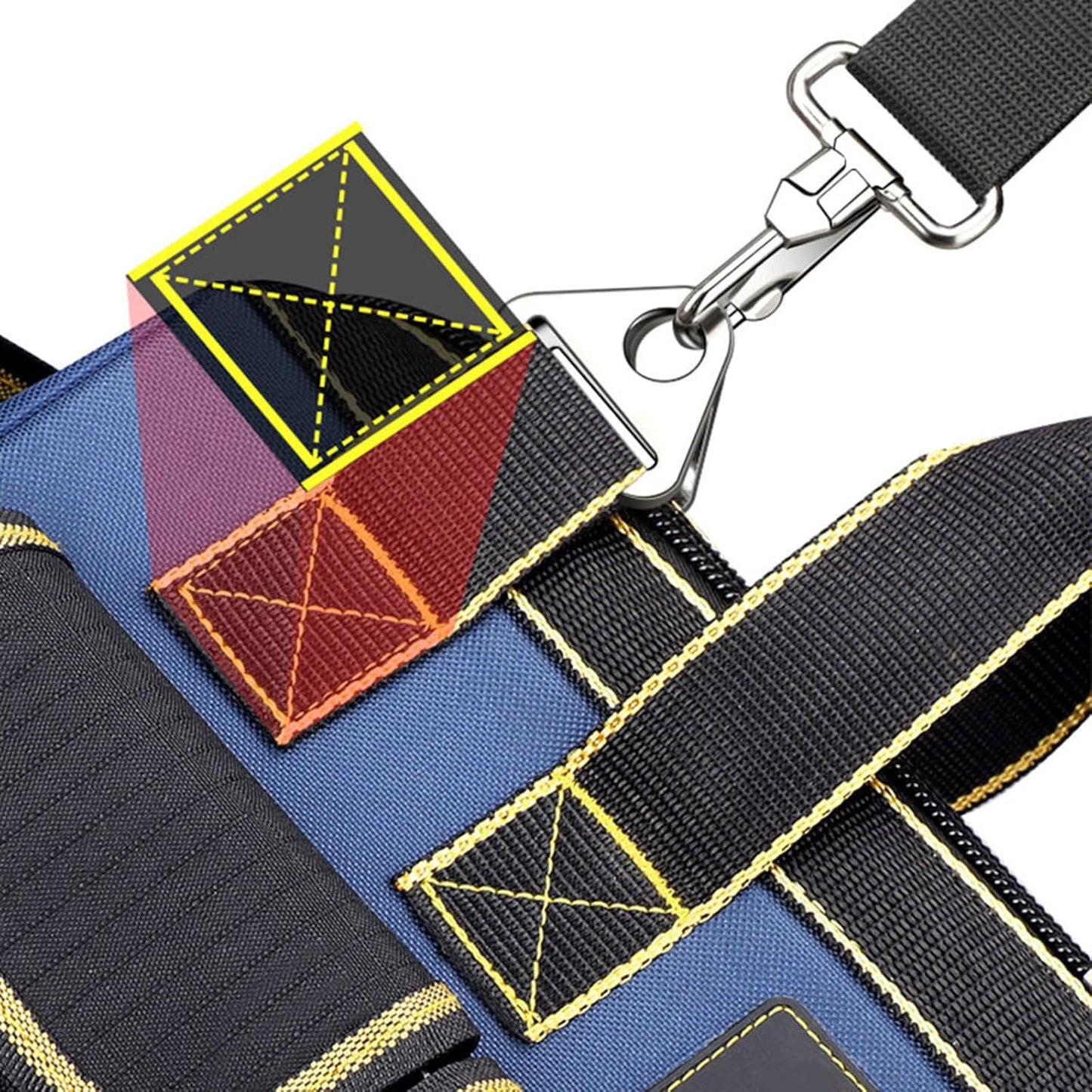  Sac à Outils De 33/16/18 Pouces, Grande Capacité, Organisateur D'outils Haute Performance, En Tissu Oxford, Sac De Rangement étanche Pour Outils