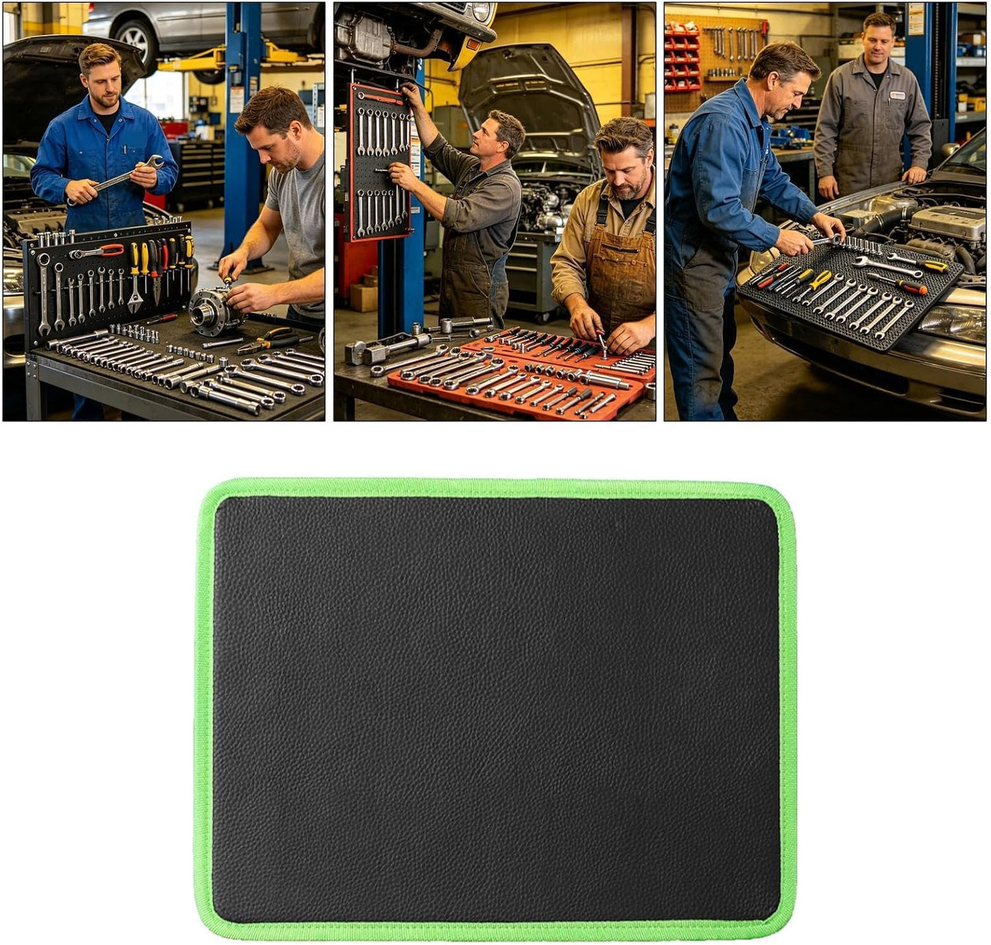  Tapis à Outils Magnétiques, 32,7 X 24,8 X 0,7 Cm, Organiseur Flexible, Tapis Magnétique | Pour Construction De Voiture, Projet électronique, Bureau, Table, Garage, Atelier, Réparation Automobile