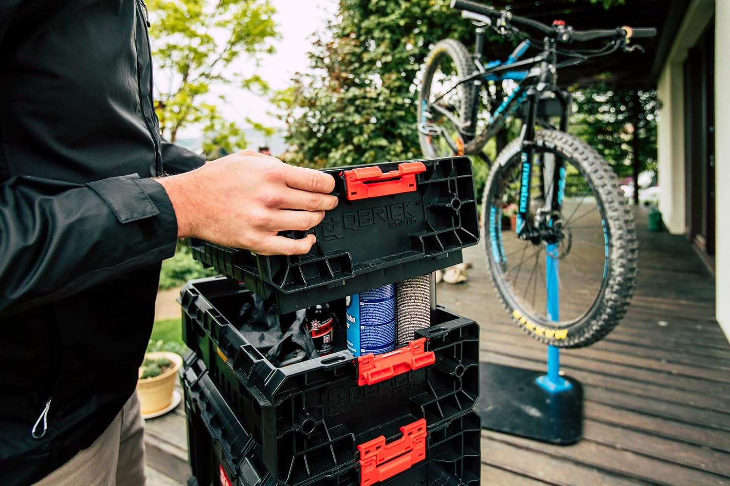  Qbrick System Boîte À Outils Vide Caisse À Outils Boîte De Rangement Avec Mousse De Protection 450 X 322 X 126 Mm Noir Rouge PRO