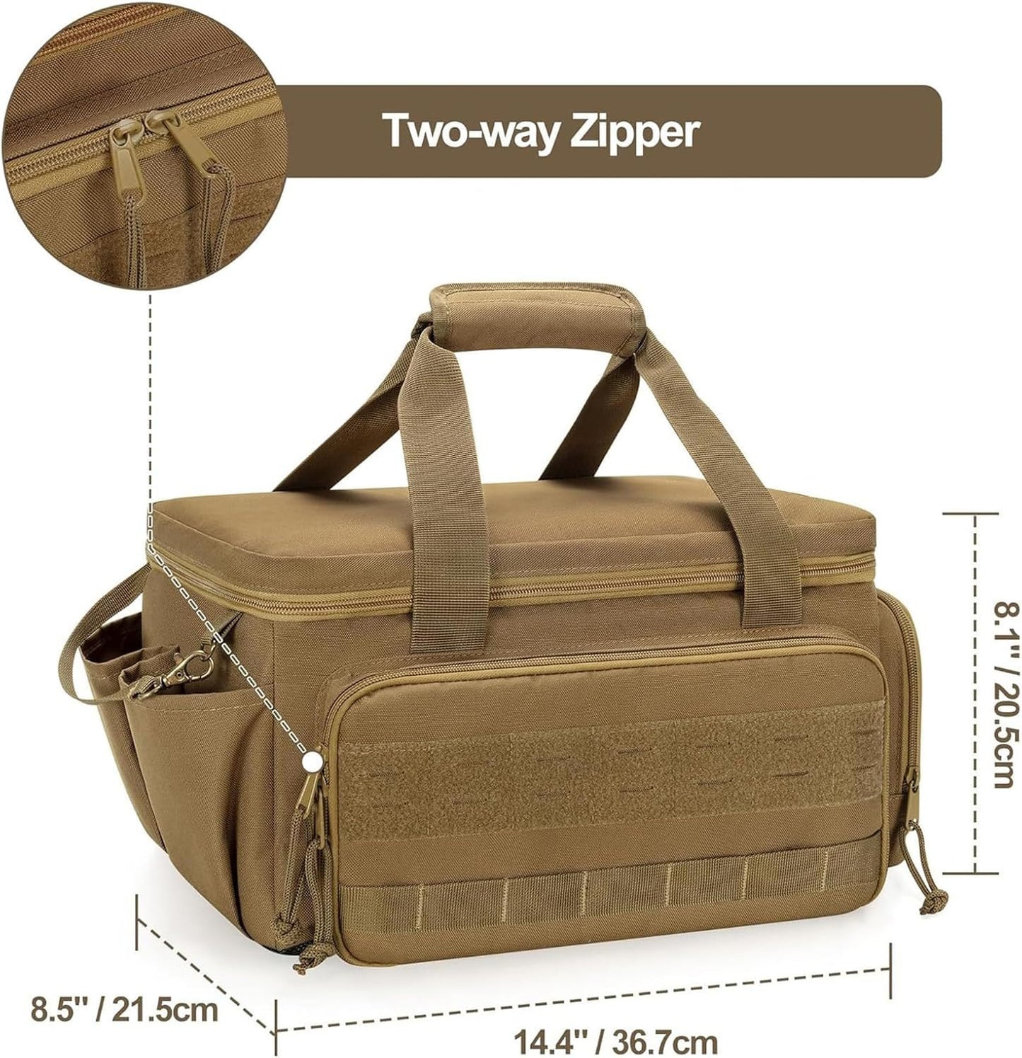  Sac De Travail Multifonction Avec Séparateur Amovible Et Plusieurs Poches, Parfait Pour La Maison, Le Garage Ou L'atelier, Sac à Outils Robuste