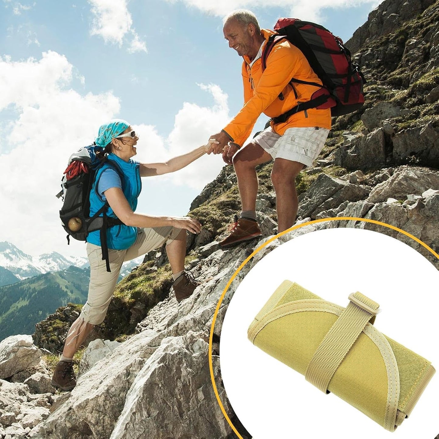 GENERIC Sac à Outils Enroulable – Organisation De Rangement D'outils Roulée Robuste | Pochette De Rangement En Nylon Résistant à L'usure Compacte Pour Bricoleur, Homme Et Papa