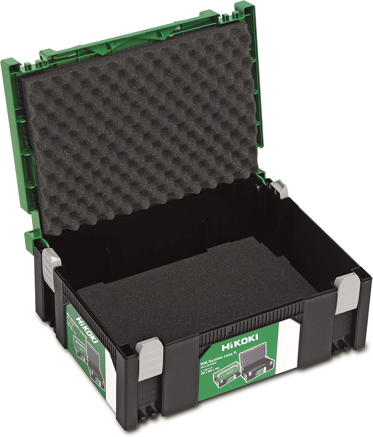 Hikoki Hitachi Boîte à Outils HIT-System Case II, Vert/Noir