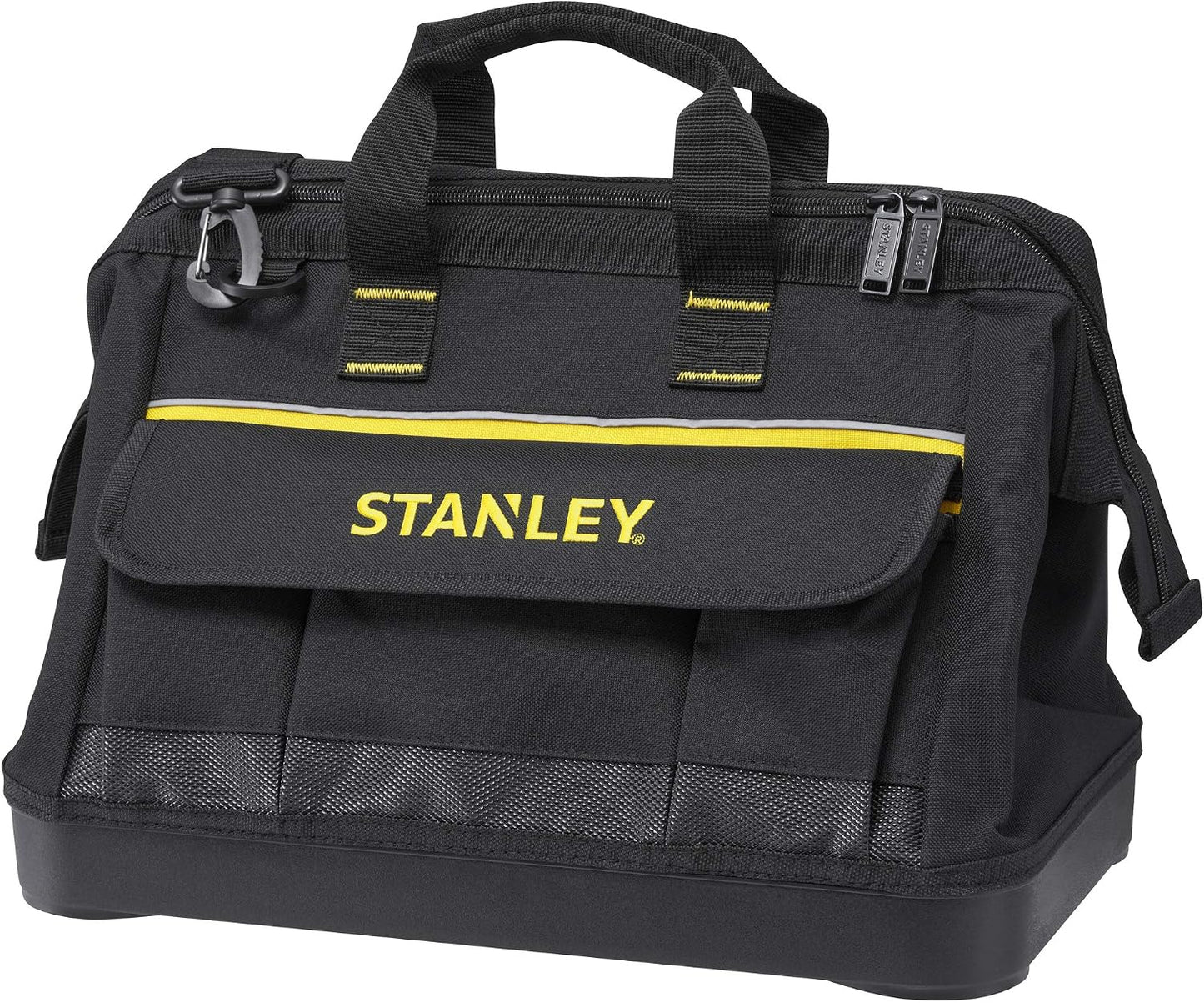  Stanley 1-96-183 Sac À Outils En Tissu 600 X 600 Deniers - Multi-Compartiments - Sangle Bandoulière & Amazon Basics Ensemble De 73 Pièces, Clés Magnétiques à Cliquet Et Tournevis De Précision