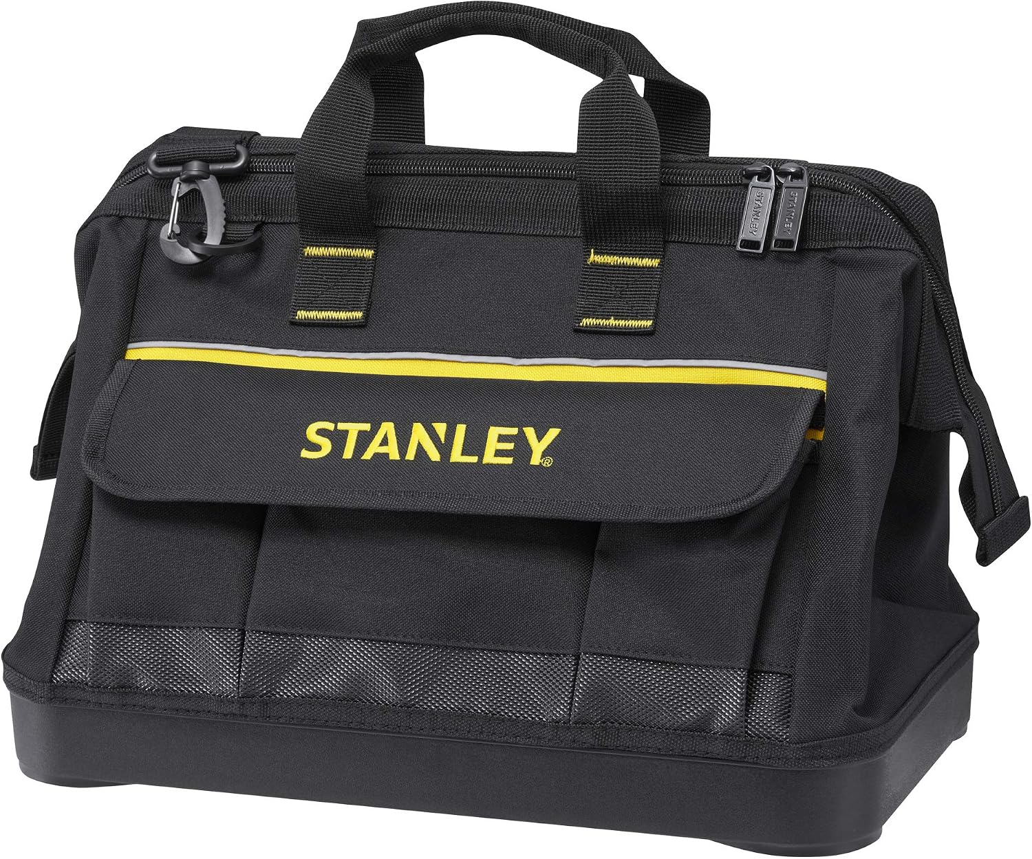  Stanley 1-96-183 Sac À Outils En Tissu 600 X 600 Deniers - Multi-Compartiments - Sangle Bandoulière & Amazon Basics Ensemble De 73 Pièces, Clés Magnétiques à Cliquet Et Tournevis De Précision