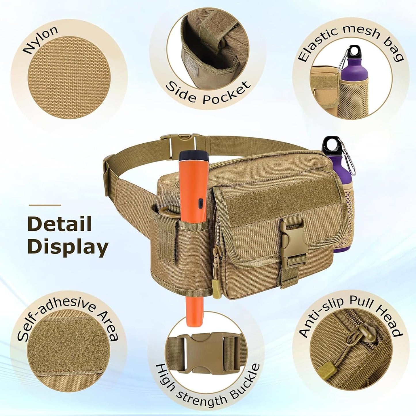  Porte-outils Légers Avec Poches D'épaule Avec Répartition Ergonomique Du Poids Et Fermetures éclair Robustes Pour La Prospection Des Détecteurs De Métaux étanche