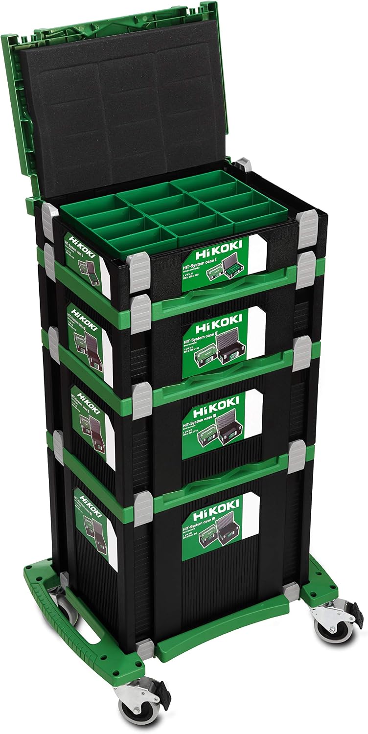 Hikoki Hitachi Boîte à Outils HIT-System Case II, Vert/Noir
