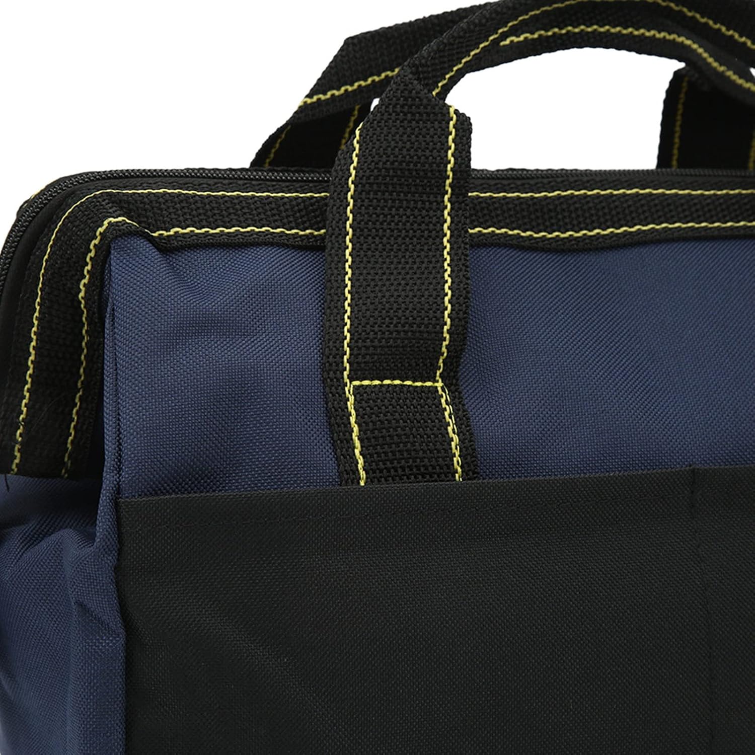  Sac De Rangement D'outils, Tissu Oxford Imperméable Avec Conception à Large Bouche, Organisateur Robuste Pour La Maison Et L'atelier (bleu Noir)