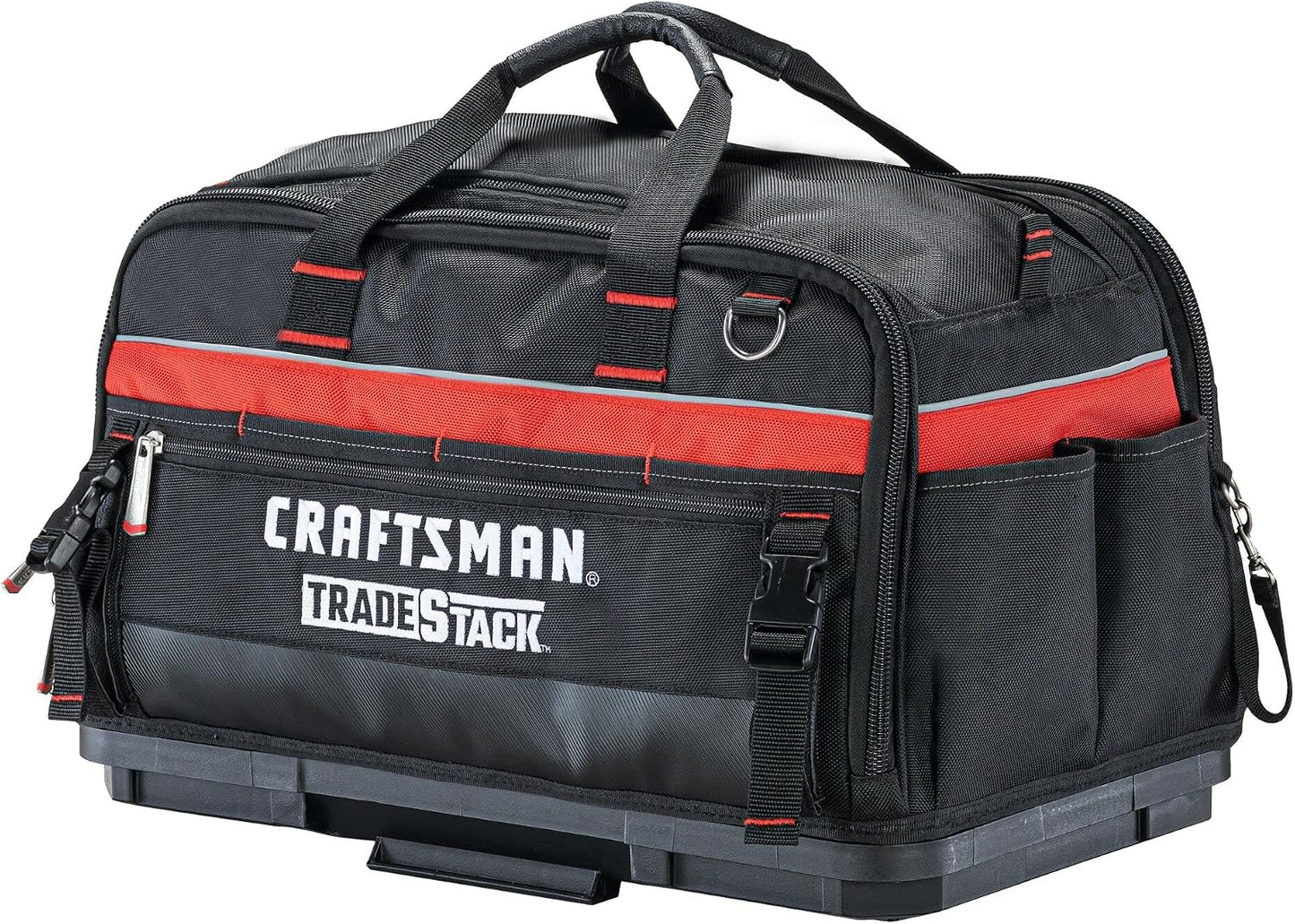  CRAFTSMAN TRADESTACK CMST21450 Sac à Outils En Polyester Durable, Noir Et Rouge, 57,1 Cm