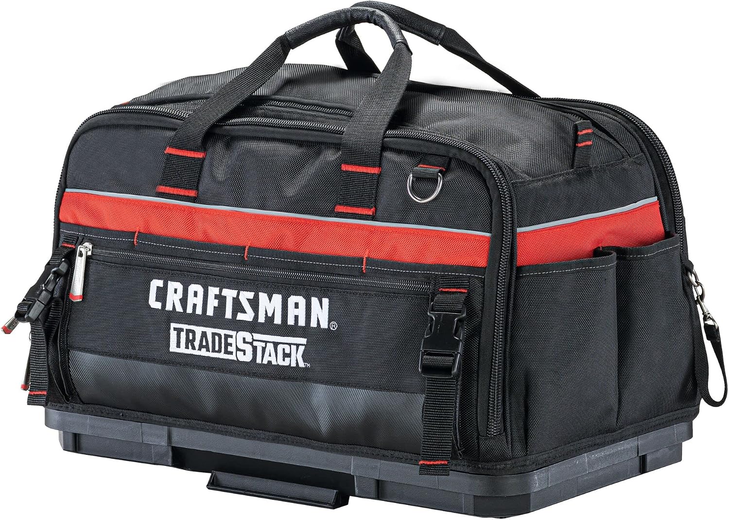  CRAFTSMAN TRADESTACK CMST21450 Sac à Outils En Polyester Durable, Noir Et Rouge, 57,1 Cm