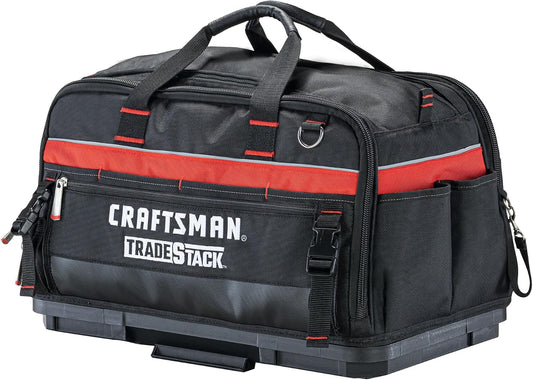  CRAFTSMAN TRADESTACK CMST21450 Sac à Outils En Polyester Durable, Noir Et Rouge, 57,1 Cm