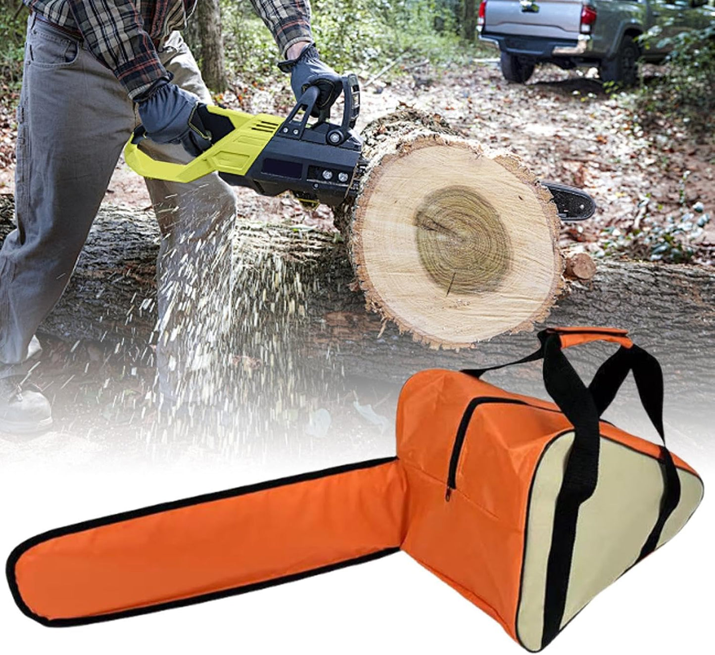  Sac Pour Tronçonneuse – Étui De Transport De Protection, Conception De Rangement Portable, Porte-outils Durable, Organisateur Multifonctionnel | Transport De Scie à Chaîne électrique, Taille De Jardin