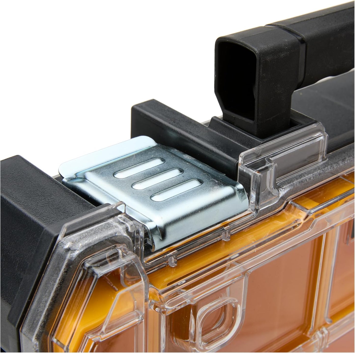  DEWALT Organiseur TSTAK DWST82968-1 - Etanche IP54-7,8L - Pour Petites Pièces Et Accessoires - Couvercle En Polycarbonate Transparent