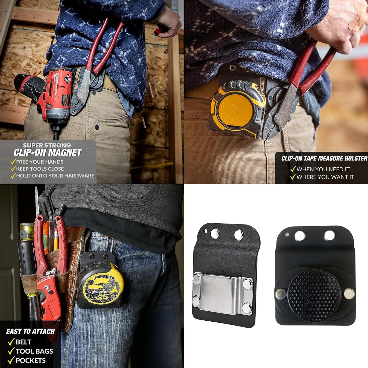  Porte-outils Robuste Avec Design Ergonomique, Facile à Installer Pour Les Professionnels Et Les Amateurs D'artisanat, Outils Professionnels