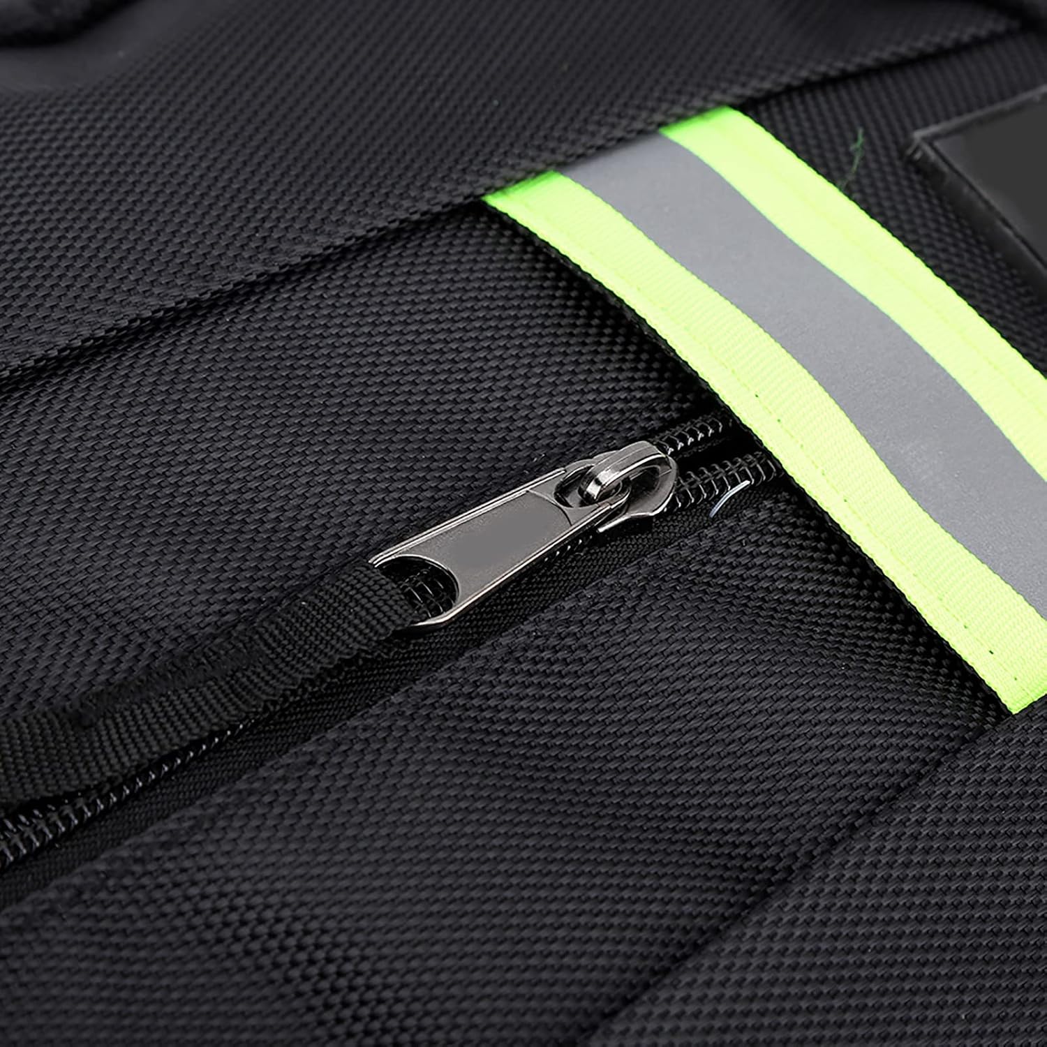  Sac à Dos à Outils Robuste, Sac D'électricien Avec épaule, Organisateur De Rangement D'outils Multi-poches Pour Entrepreneur (Noire)