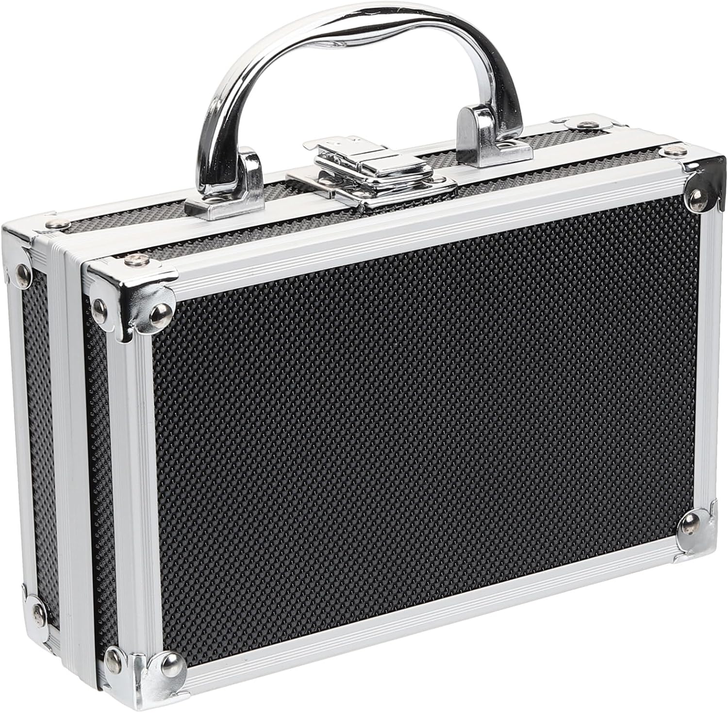  DOITOOL Mallette à Outils Portable En Aluminium Avec Mousse Rembourrée, Boîte à Outils Verrouillable Pour Instruments De Mesure (18 X 11 X 5,5 Cm)