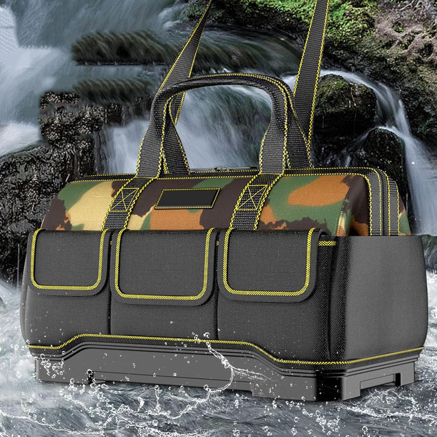  Sac à Outils D'Électricien | Sac Organisateur Portatif Pour Outils,Organisateur De Stockage Extensible Avec Pochette Boîte Et Ceinture Pour Électricien, Mécanicien, Jardin, Construction,
