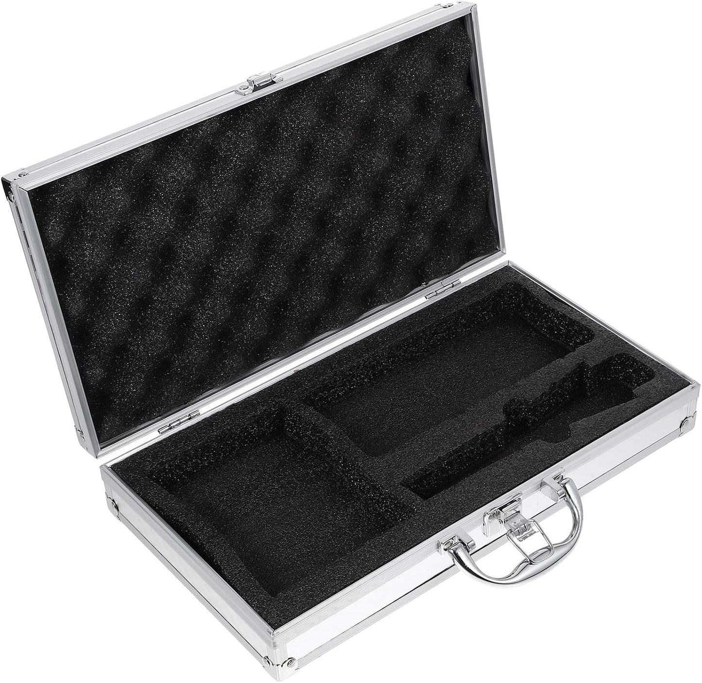  ULTECHNOVO Mallette Portable Légère Et Résistante En Alliage D'aluminium Protection Renforcée, Boîte à Outils Pour Bureau Et Voyage En Extérieur