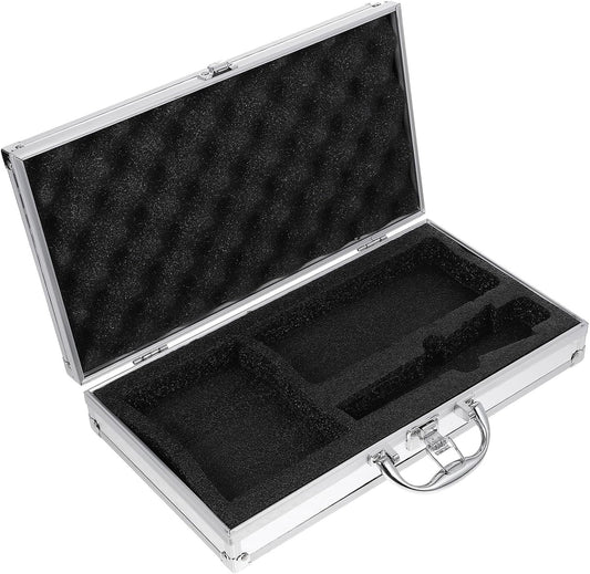 ULTECHNOVO Mallette Portable Légère Et Résistante En Alliage D'aluminium Protection Renforcée, Boîte à Outils Pour Bureau Et Voyage En Extérieur