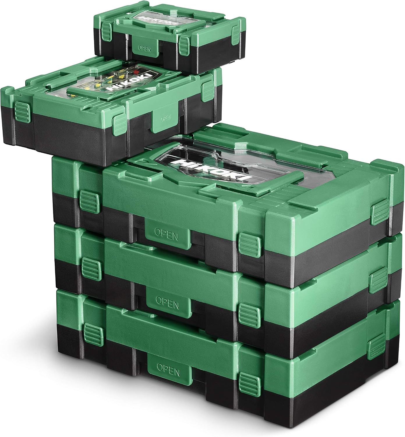  HiKOKI Jeu De 18 Embouts - Jeu D'embouts De Tournevis Durables Pour Un Travail Précis - Embouts Torx, PH, PZ, SL, Six Pans Creux - Boîte D'embouts Idéale Pour Les Bricoleurs Et Les Professionnels