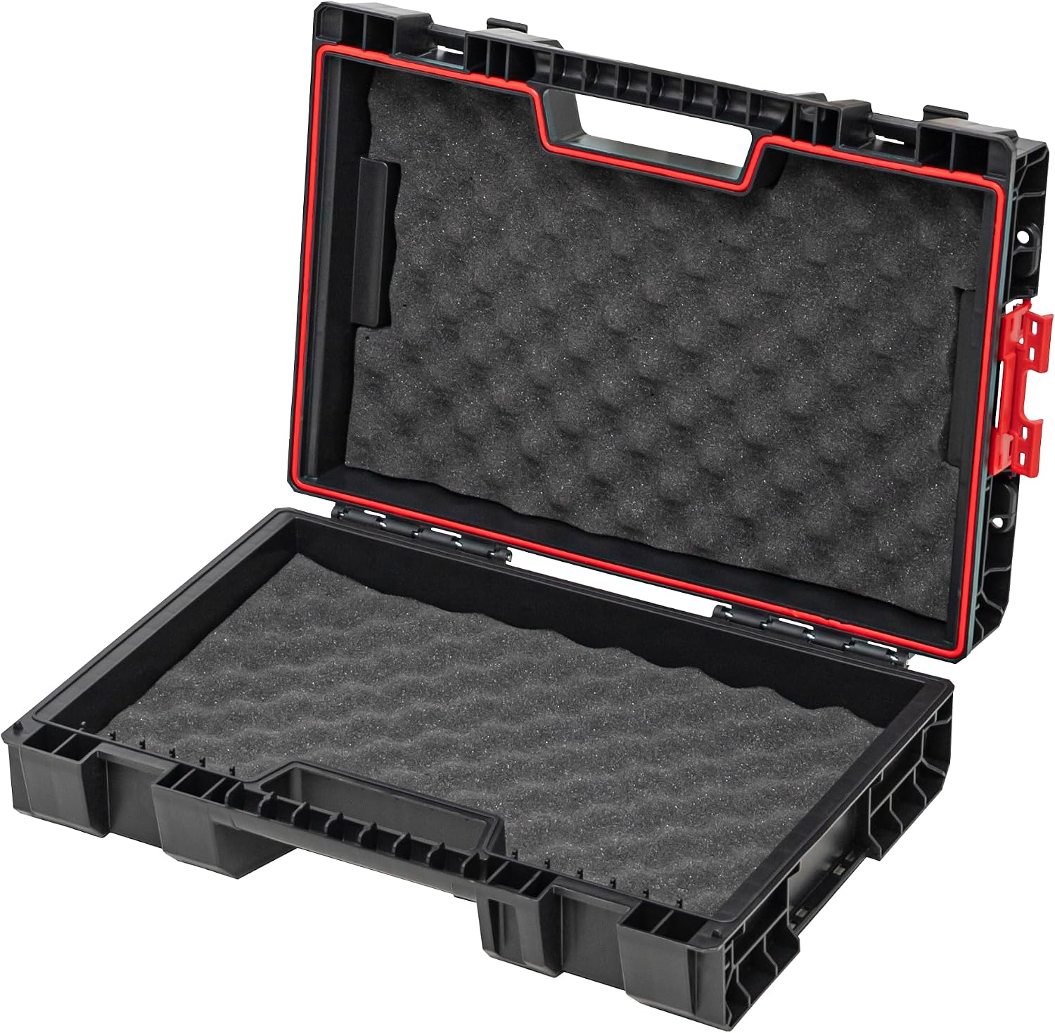  Qbrick System Boîte À Outils Vide Caisse À Outils Boîte De Rangement Avec Mousse De Protection 450 X 322 X 126 Mm Noir Rouge PRO