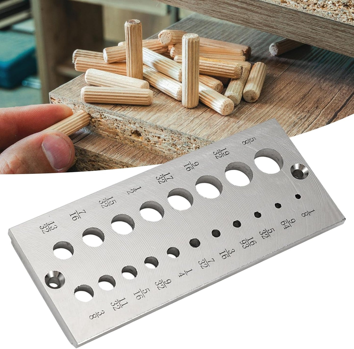  Outil Professionnel De Fabrication De Chevilles En Bois Métrique/anglaise En Acier Pour Faciliter Le Transport Des Chevilles Pour Les Menuisiers