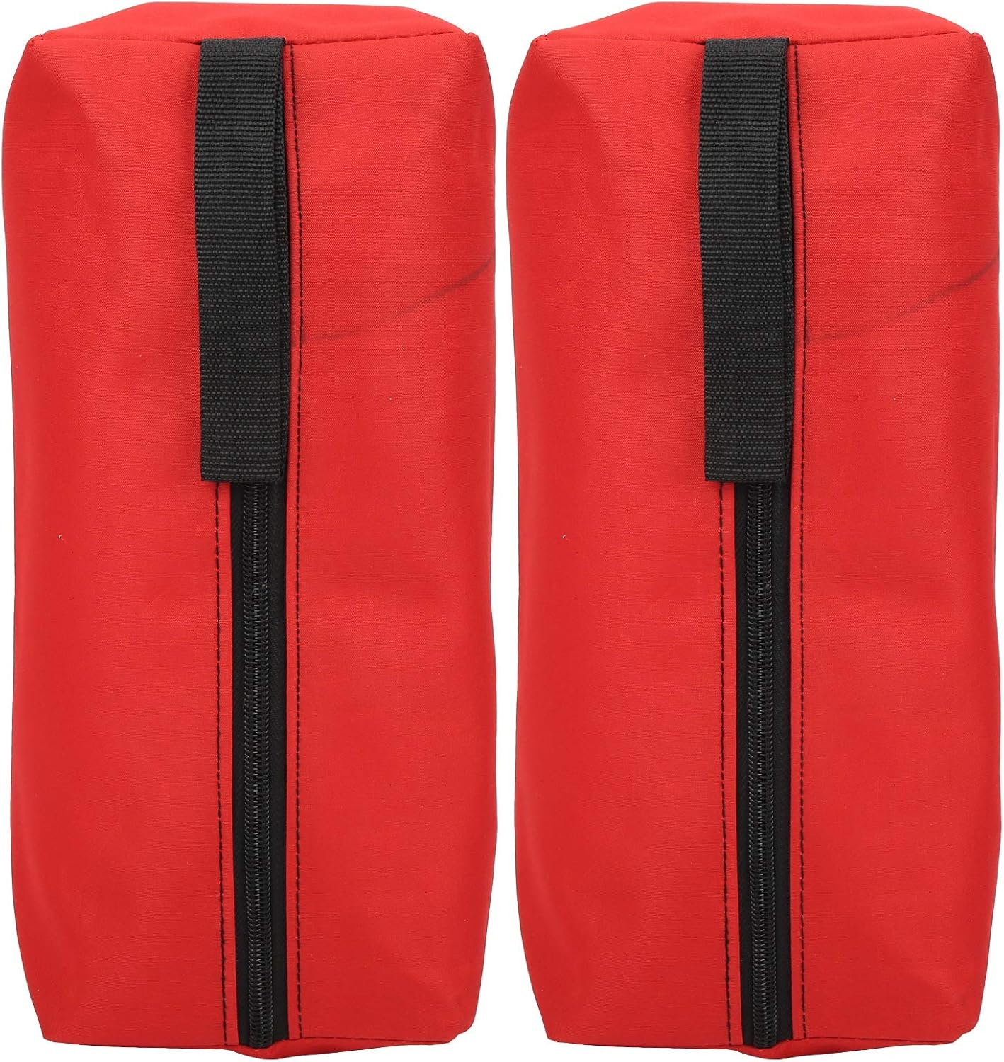  VGEBY Sac à Outils En Polyester 600D Résistant, Organisateur D'outils à Main Avec Fermeture éclair Fluide Et Fond Large Pour Ranger Clés, Tournevis Et Petits Outils. (rouge)