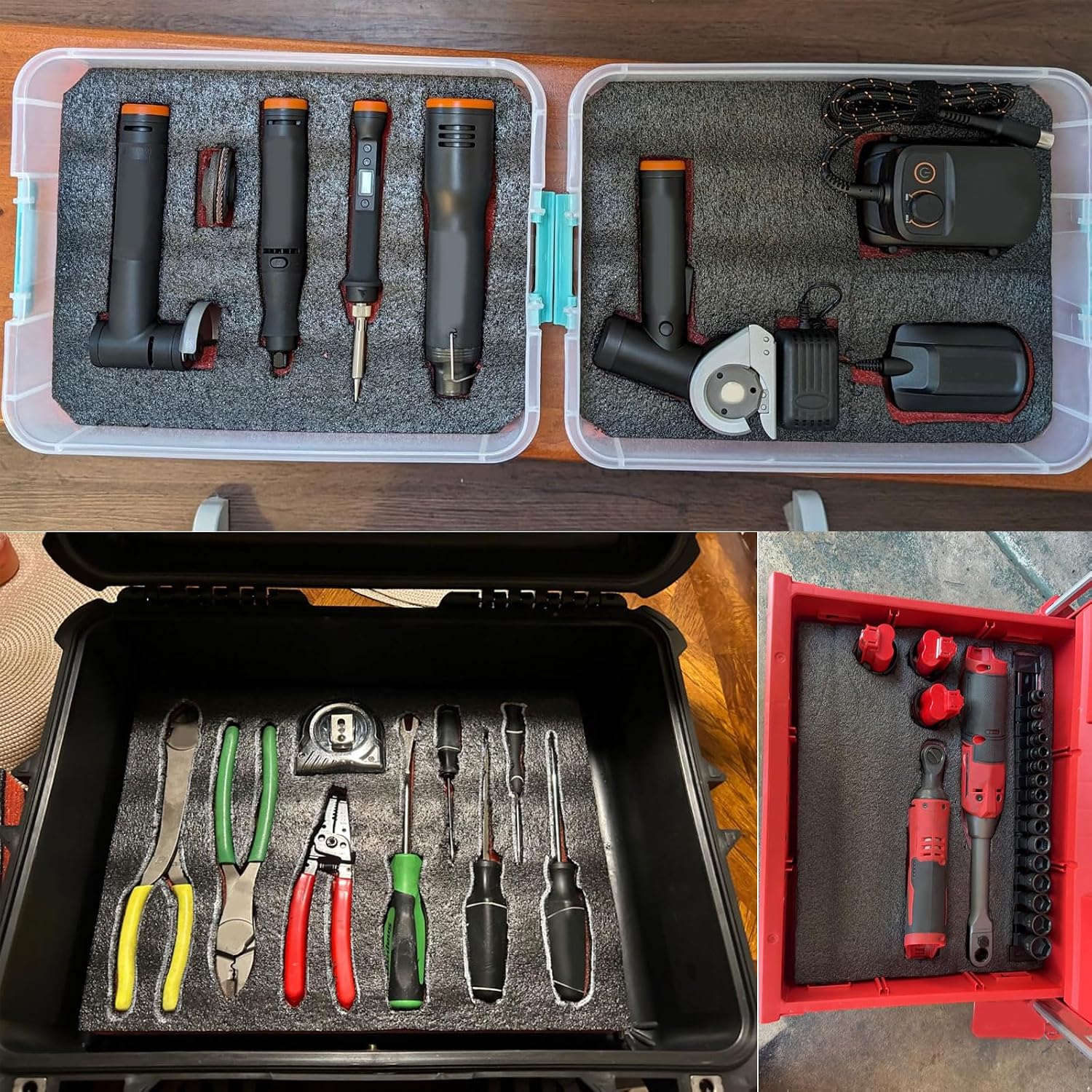  Boîte à Outils En Mousse EPE Imperméable Pour Protéger L'environnement De Travail En Plein Air