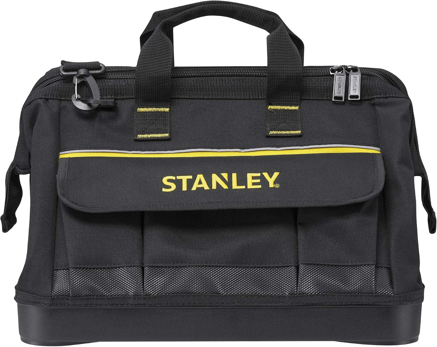  Stanley 1-96-183 Sac À Outils En Tissu 600 X 600 Deniers - Multi-Compartiments - Sangle Bandoulière & Amazon Basics Ensemble De 73 Pièces, Clés Magnétiques à Cliquet Et Tournevis De Précision