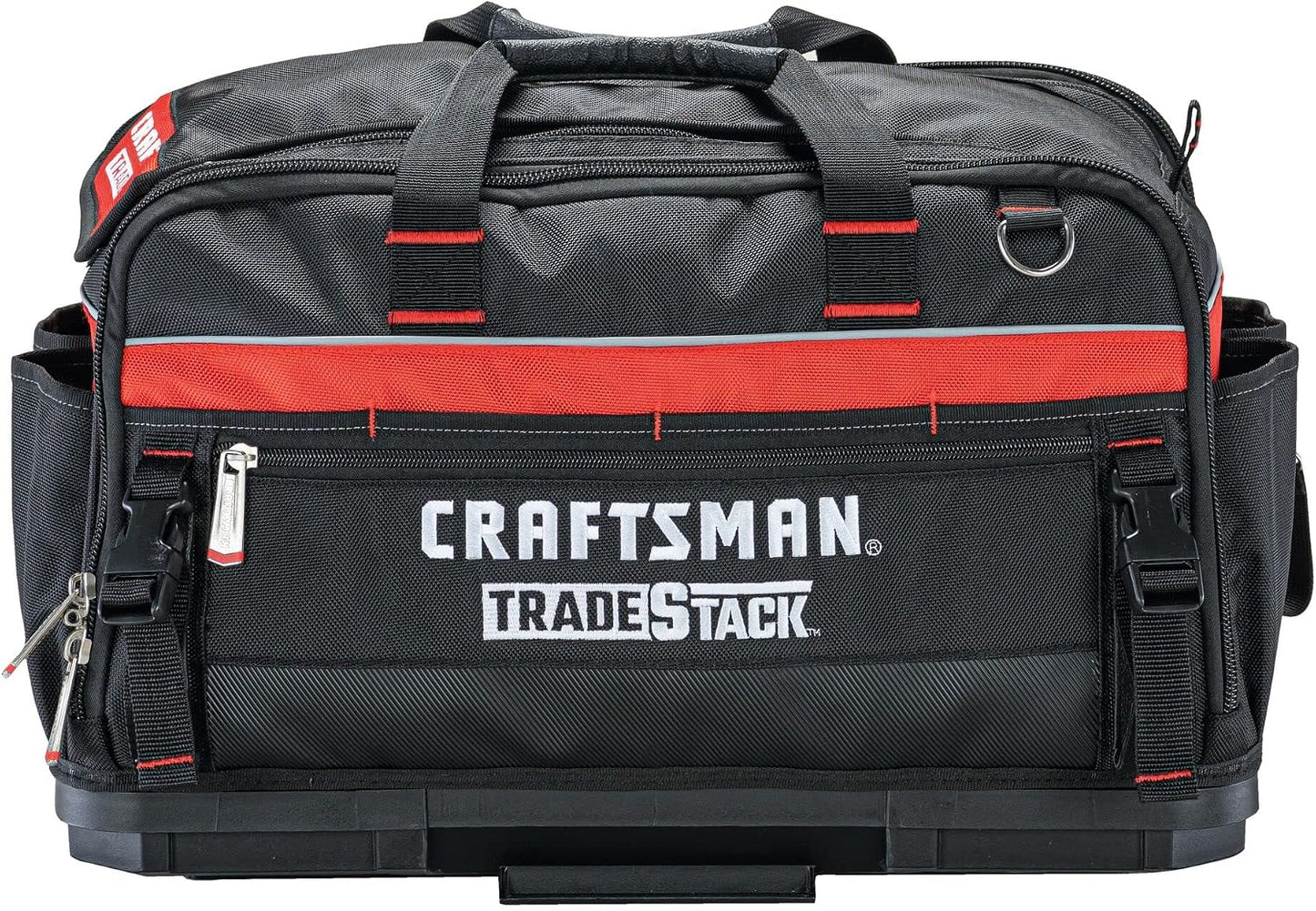  CRAFTSMAN TRADESTACK CMST21450 Sac à Outils En Polyester Durable, Noir Et Rouge, 57,1 Cm